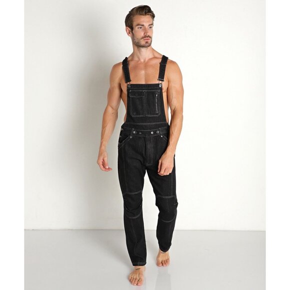 Mens Nasty Pig Gray Overalls Brawn Gray Medium Jeans Overall Straps NastyPig - Picture 1 of 11